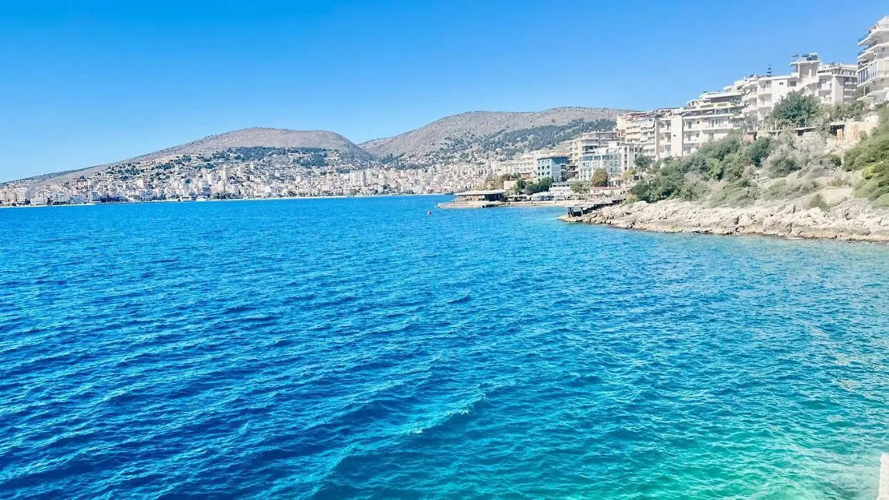 公寓 Orange Studio Sea View Sarandë 阿尔巴尼亚